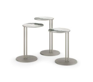 Sting XL Cattelan Italia – Table basse design haut de gamme avec plateau céramique Marmi et base acier, disponible chez D-Style Interior
