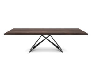 Premier Wood Drive table extensible en bois et acier laqué signée Cattelan Italia, alliant élégance naturelle, innovation et design contemporain. Disponible chez D-Style Interior.