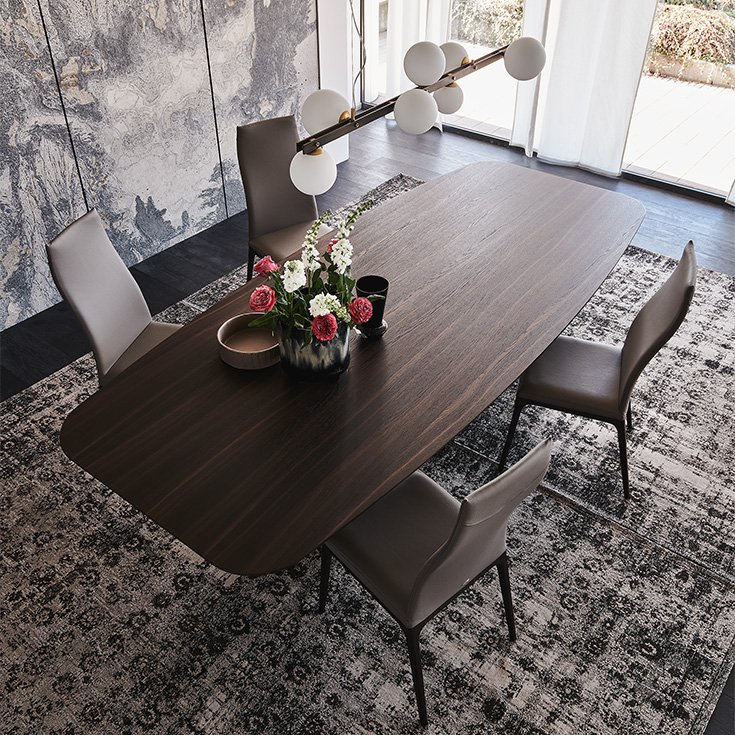 DRAGON Wood – Table en bois massif Cattelan Italia