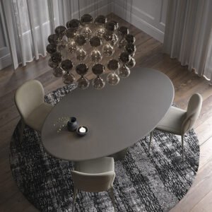 Yoda Argile table de Cattelan Italia, une pièce design en argile spatulée à la main, alliant durabilité, élégance et savoir-faire italien. Disponible chez D-Style Interior.