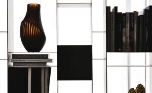 Bibliothèque design haut de gamme Latitude Cattelan Italia, bibliothèque modulable métallique avec module 70x26x100 cm, disponible chez D-Style Interior.