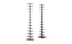 Bibliothèque design haut de gamme DNA Cattelan Italia, bibliothèque spirale autoportante avec 13 étagères, disponible chez D-Style Interior.
