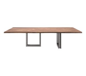 Sigma table de Cattelan Italia allie bois massif et métal pour un design sculptural, contemporain et raffiné. Une pièce d’exception signée du savoir-faire italien. Disponible chez D-Style Interior.