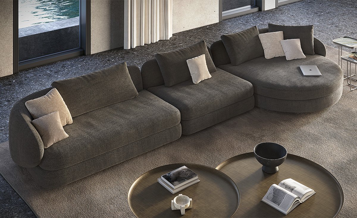 Craig – Canapé design haut de gamme Cattelan Italia disponible chez D-Style Interior