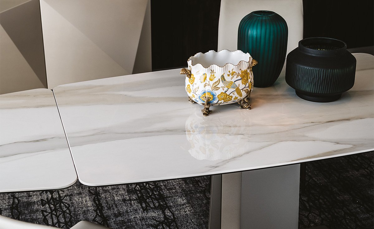 DUFFY Keramik Drive – Table extensible en céramique Cattelan Italia
