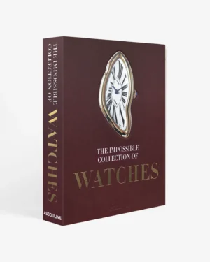 Livre design haut de gamme The Impossible Collection of Watches par Assouline, édition Ultimate sous écrin caoutchouc, disponible chez D-Style Interior.