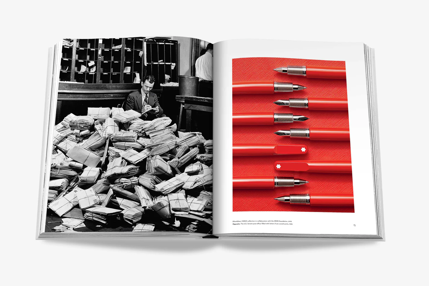 Livre design haut de gamme Montblanc: Inspire Writing par Assouline, édition Legends sous étui luxueux, disponible chez D-Style Interior.