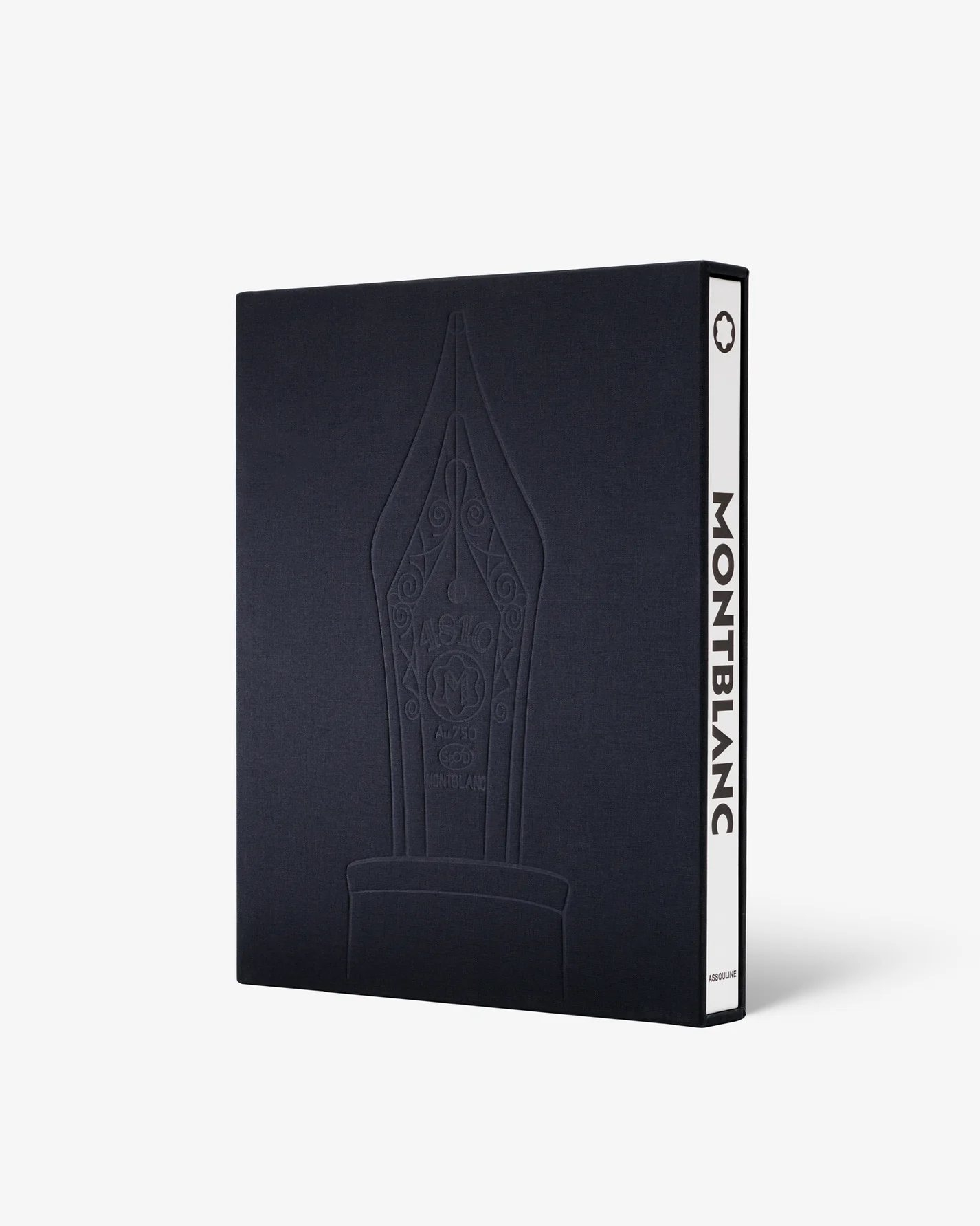 Livre design haut de gamme Montblanc: Inspire Writing par Assouline, édition Legends sous étui luxueux, disponible chez D-Style Interior.