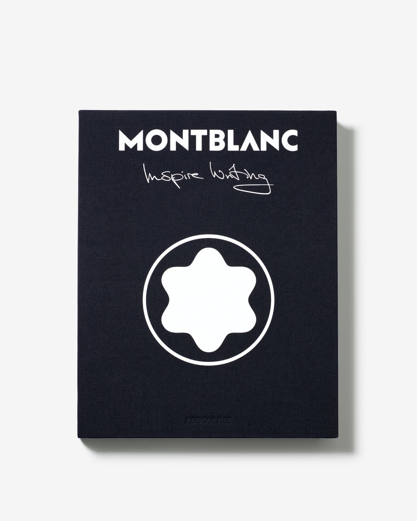 Livre design haut de gamme Montblanc: Inspire Writing par Assouline, édition Legends sous étui luxueux, disponible chez D-Style Interior.