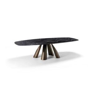 Table à manger design haut de gamme Prince par Arketipo, design sculptural de Giuseppe Viganò, disponible chez D-Style Interior