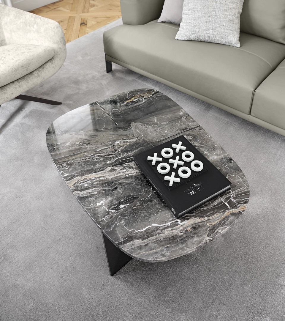 Rumors – Table basse en marbre design Arketipo par Mauro Lipparini