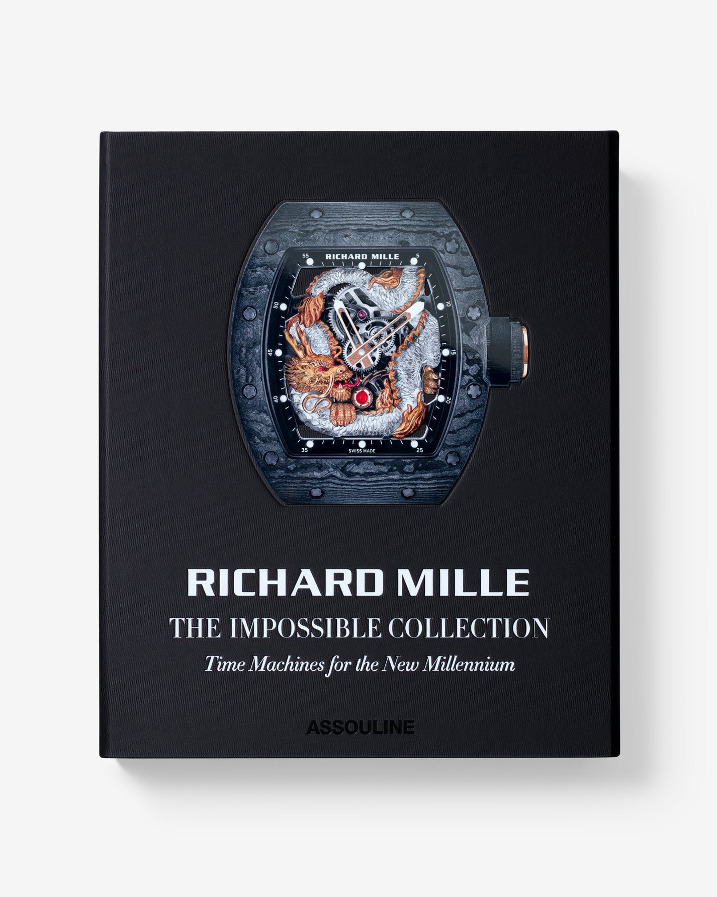 Livre design haut de gamme Richard Mille: The Impossible Collection par Assouline, édition ultime sous écrin, disponible chez D-Style Interior.