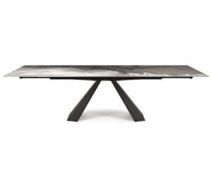 ELIOT Crystalart Drive – Table extensible en verre décoratif | Cattelan Italia
