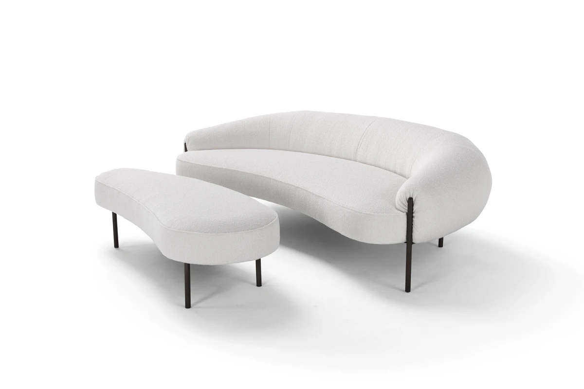 Isola Canapé design haut de gamme signé Amura Lab, Isola associe lignes organiques, confort suprême et esthétisme sculptural pour sublimer tout intérieur. Disponible chez D-Style Interior.