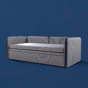 Canapé lit design haut de gamme Concept par Colunex, système de relèvement automatique, disponible chez D-Style Interior.