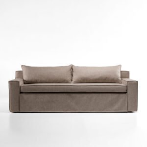 Canapé lit design haut de gamme Plateau par Colunex, dimensions généreuses et système automatique, disponible chez D-Style Interior.