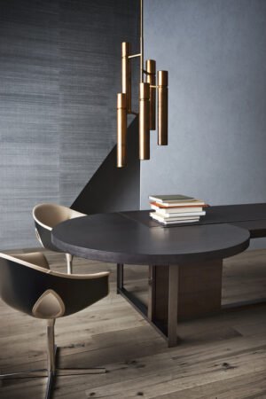 Jobs | Bureau design haut de gamme Poltrona Frau par Rodolfo Dordoni, design italien haut de gamme en cuir Pelle Frau® et bois de rouvre, disponible chez D-Style Interior