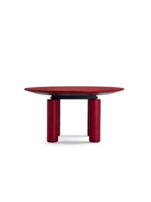 Ceo Cube | Bureau ronde de réunion Poltrona Frau par Lella et Massimo Vignelli, design italien haut de gamme en cuir Pelle Frau®, disponible chez D-Style Interior