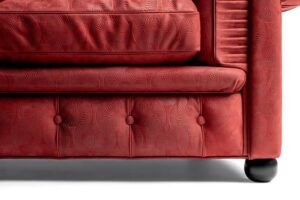 Fauteuil design haut de gamme Chester OB-X PF par Ozwald Boateng x Poltrona Frau, motif Tribal embossé main sur Pelle Frau Nubuck, disponible chez D-Style Interior
