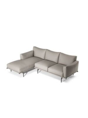 Canapé design haut de gamme Happy Jack par Poltrona Frau, base aluminium gainée cuir avec modularité inclinable, disponible chez D-Style Interior