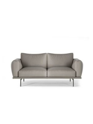 Canapé design haut de gamme Happy Jack par Poltrona Frau, base aluminium gainée cuir avec modularité inclinable, disponible chez D-Style Interior