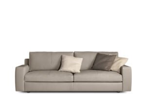 Massimosistema Canapé Poltrona Frau : canapé design haut de gamme modulaire avec structure hêtre et coussins plumes d'oie. Système personnalisable. D-Style Interior.