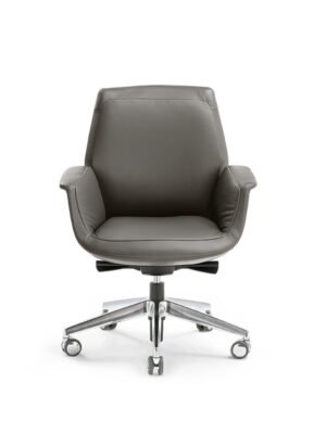 Downtown | Chaise de bureau par Poltrona Frau, design haut de gamme par Jean-Marie Massaud, revêtement cuir Pelle Frau®. Disponible chez D-Style Interior.