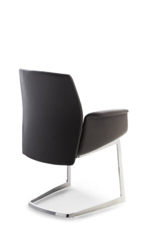 Downtown Conference | Chaise Cantilever Poltrona Frau, design contemporain et ergonomique par Jean-Marie Massaud, revêtement cuir Pelle Frau®. Disponible chez D-Style Interior.