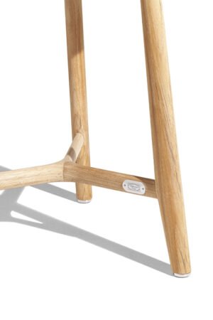 The Secret Garden | Table basse design haut de gamme Poltrona Frau, teck massif naturel et plateau en grès émaillé, disponible chez D-Style Interior