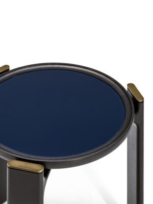DUO | Table basse design haut de gamme Poltrona Frau, structure en frêne massif sculpté et plateau en marbre, verre ou frêne plaqué, disponible chez D-Style Interior