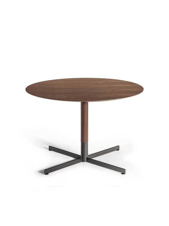 Bob Bistrot | Table basse design ronde haut de gamme – Poltrona Frau