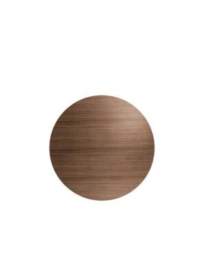 Bob Bistrot | Table ronde 110cm design haut de gamme Poltrona Frau, plateau en marbre, bois ou Fenix NTM®, piètement en acier bruni satiné, disponible chez D-Style Interior
