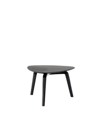 Fiorile | Table basse design haut de gamme triangulaire Poltrona Frau, piètement frêne moka ou wengé, plateau bois ou marbre Calacatta, formes modulables, disponible chez D-Style Interior