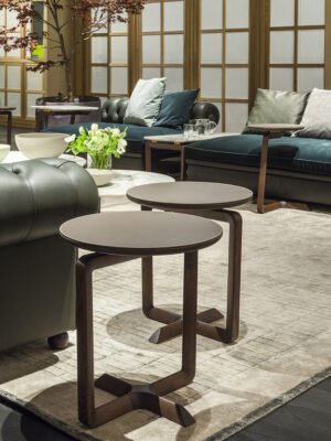 Fidelio | Table basse Ø45cm - Table basse design haut de gamme Poltrona Frau disponible chez D-Style Interior