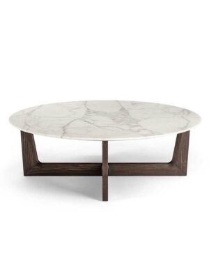 Ilary | Table basse base en bois - Table basse design haut de gamme Poltrona Frau disponible chez D-Style Interior