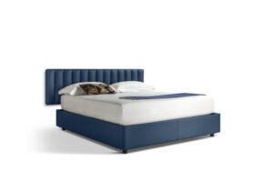 Ferdinandea Lit avec coffr + Boiserie de Poltrona Frau, en cuir Pelle Frau® Confort, élégance et design haut de gamme italien. Disponible chez D-Style Interior.