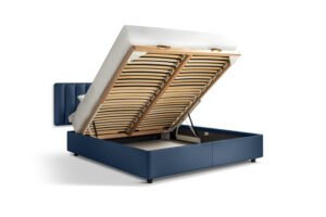 Ferdinandea Lit avec coffr + Boiserie de Poltrona Frau, en cuir Pelle Frau® Confort, élégance et design haut de gamme italien. Disponible chez D-Style Interior.