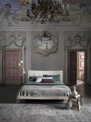 Aurora Due Lit design haut de gamme en cuir Pelle Frau® par Poltrona Frau, design italien contemporain, disponible chez D-Style Interior