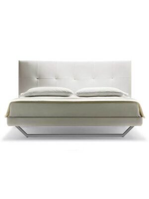 Aurora Due Lit design haut de gamme en cuir Pelle Frau® par Poltrona Frau, design italien contemporain, disponible chez D-Style Interior
