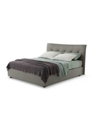 Aurora Due Lit avec coffre design haut de gamme en cuir Pelle Frau® par Poltrona Frau, design italien contemporain, disponible chez D-Style Interior