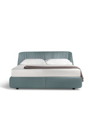 Archibald Lit avec coffre design haut de gamme en cuir Pelle Frau® par Poltrona Frau, design raffiné et fonctionnel, disponible chez D-Style Interior