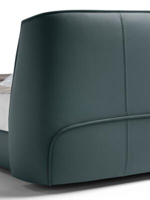 Archibald Lit avec coffre design haut de gamme en cuir Pelle Frau® par Poltrona Frau, design raffiné et fonctionnel, disponible chez D-Style Interior