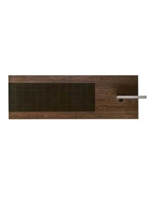 H_O Bureau design haut de gamme par Poltrona Frau, cuir Re-Saddle et noyer Canaletto, design minimaliste italien disponible chez D-Style Interior