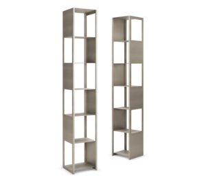 Bibliothèque design haut de gamme Joker Cattelan Italia par Giorgio Cattelan, structure modulable en cage, disponible chez D-Style Interior.