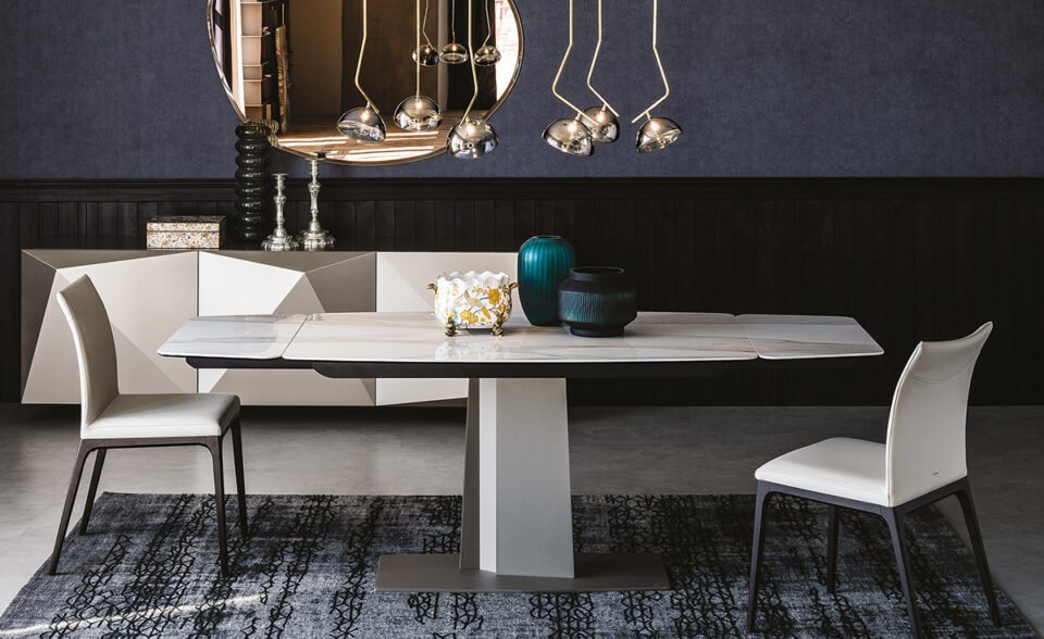 DUFFY Keramik Drive – Table extensible en céramique Cattelan Italia