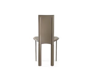 Lara Chaise design haut de gamme de Cattelan Italia en cuir avec coutures apparentes, disponible chez D-Style Interior.