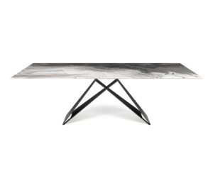 Premier Crystalart | table design haut de gamme par Cattelan Italia. Disponible chez D-Style Interior.