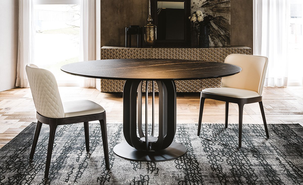 Soho Keramik table design haut de gamme par Cattelan Italia, alliance d’élégance contemporaine et d’artisanat italien. Disponible chez D-Style Interior.