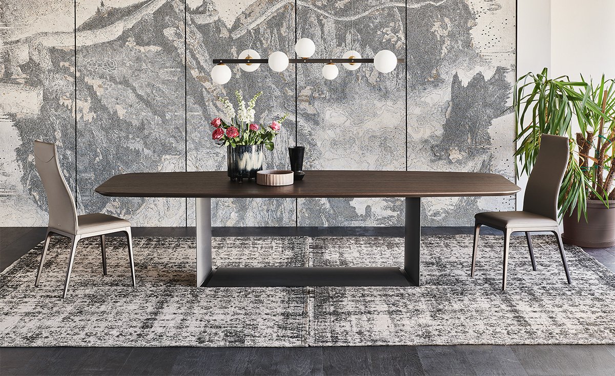 DRAGON Wood – Table en bois massif Cattelan Italia