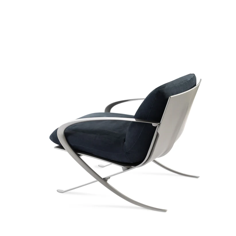 Fauteuil design haut de gamme Type_17 – Bugatti Home inspiré de la C-Line avec finitions argent ou graphite